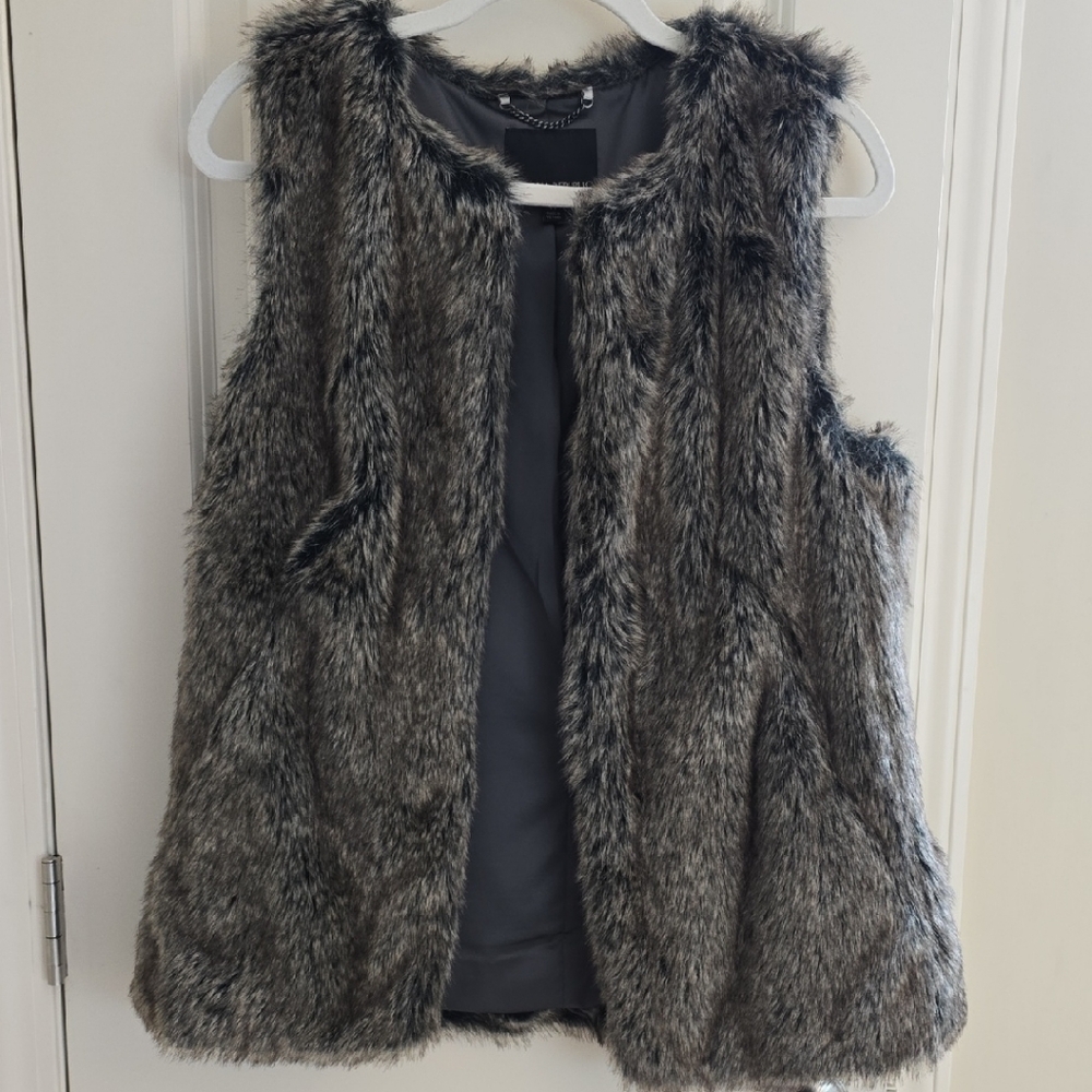 Banana Republic Faux Fur Vest